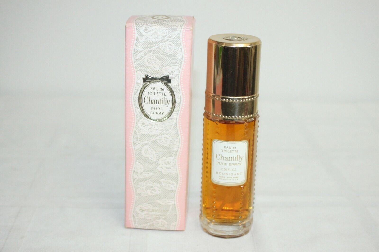 Houbigant CHANTILLY Eau de Toilette 2.50 fl oz PURE SPRAY Perfume with Box