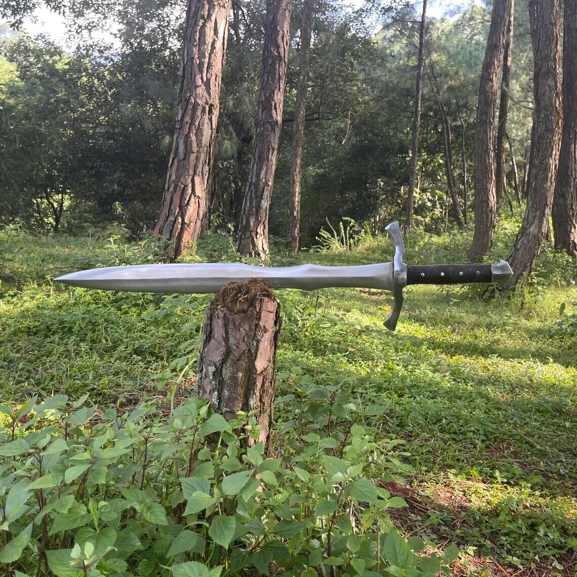 CUSTOM HANDMADE D2 TOOL STEEL VIKING SWORD COMBAT SWORD WARRIOR SWORD