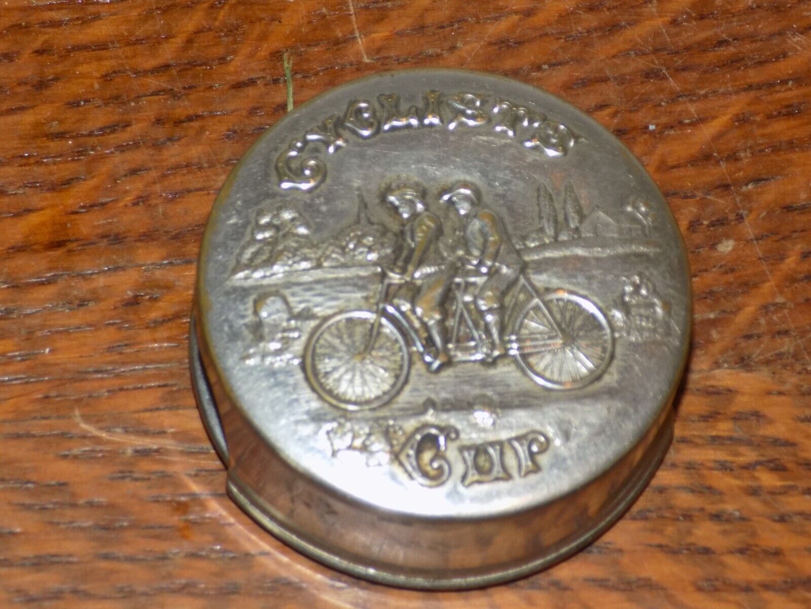 Vintage 1897 Cyclist Collapsible Cup