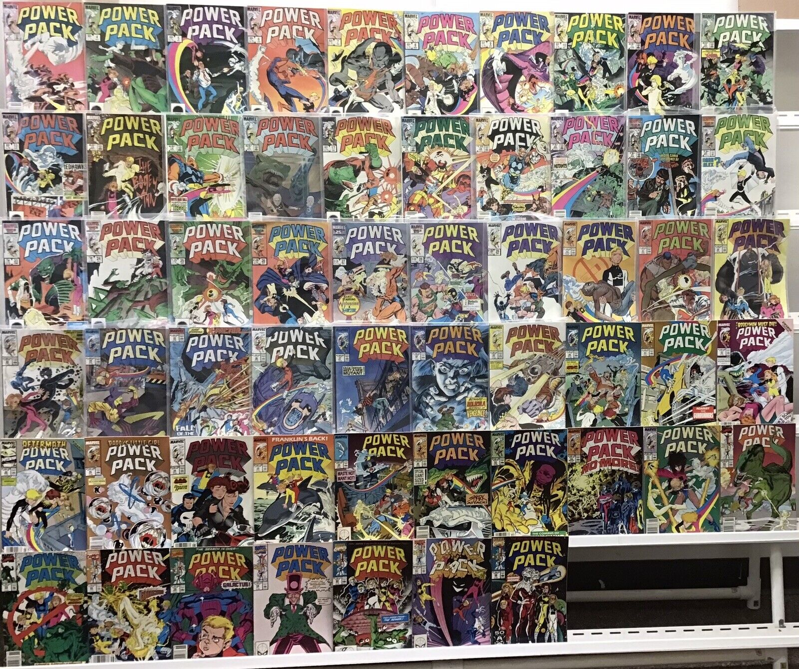 Marvel Comics - Power Pack Run Lot 3-62 Missing 42, 47 & 57 - VF/NM