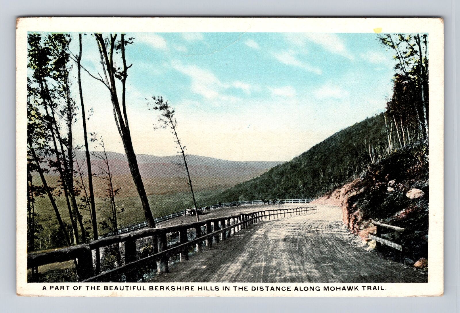 MA-Massachusetts, Berkshire Hills, Antique, Vintage Souvenir Postcard