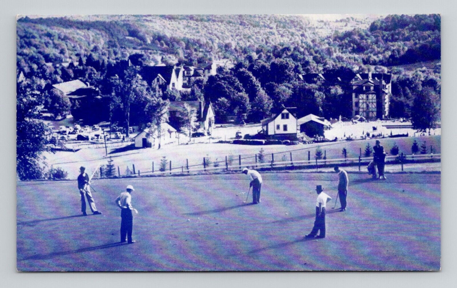 Postcard Grossinger\'s Golf Course Resort Catskills New York, Vintage Chrome C16