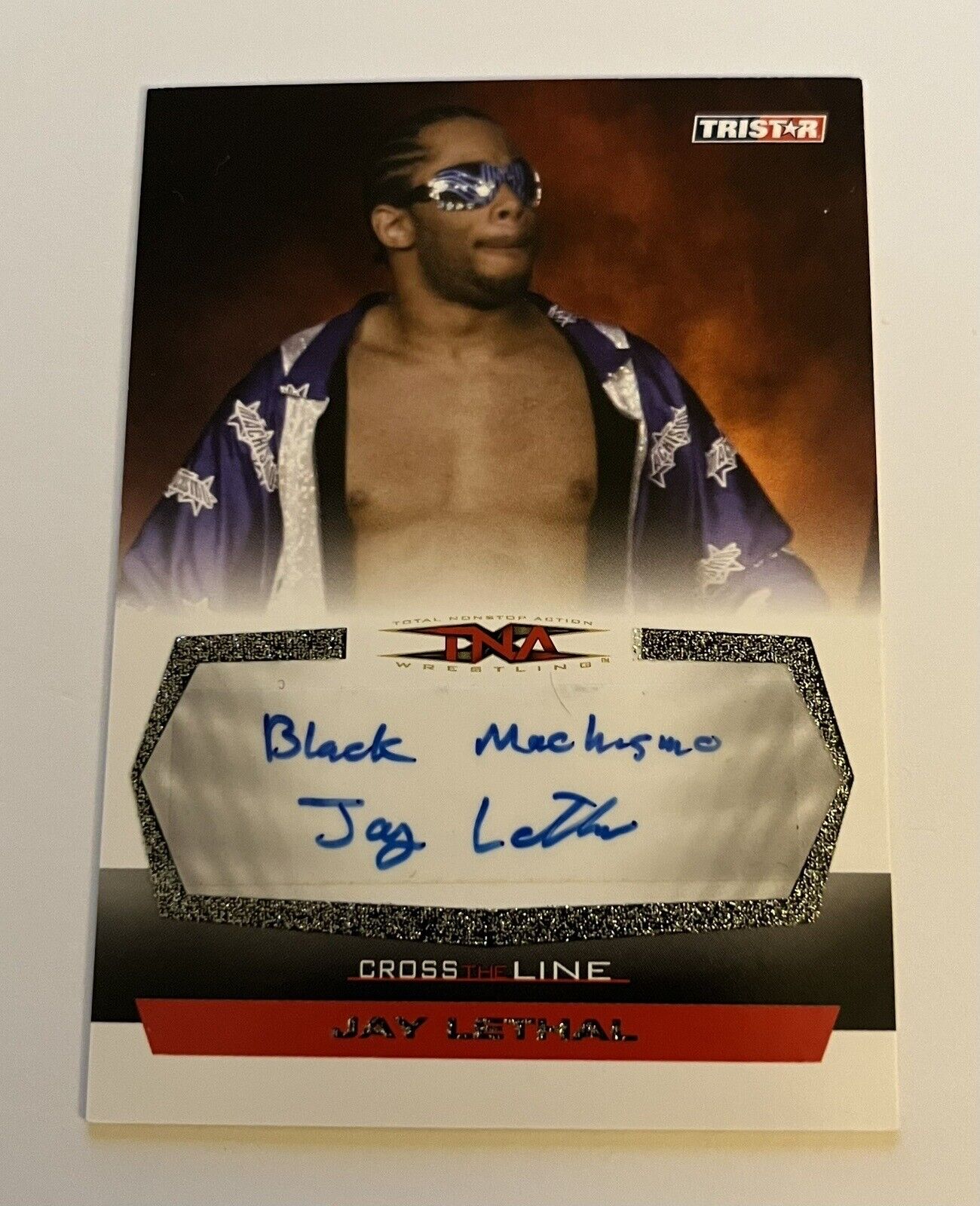 2008 TNA Cross The Line Jay Lethal Autograph Card \