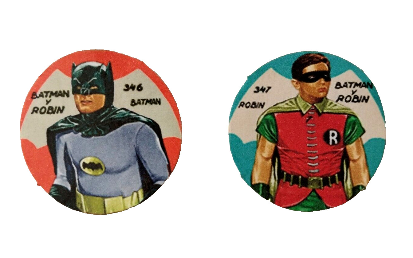 1968 Piratas Argentina Batman & Robin Vtg Rookie Cards Set Mega Rare Exclusive