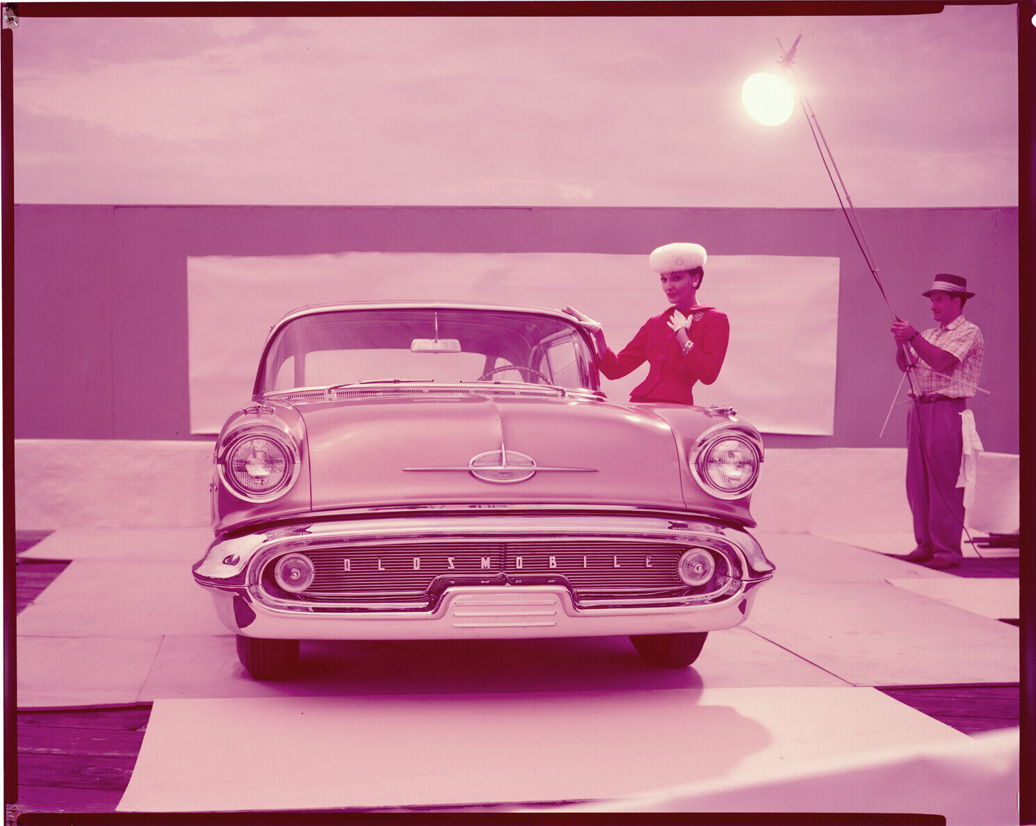 1957 Oldsmobile automobile car advertising OLD PHOTO