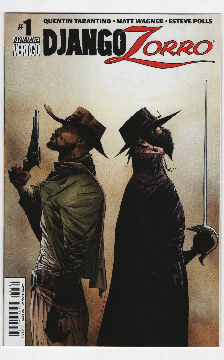 Django Zorro #1 Dynamite Vertigo Comics 2014 Jae Lee Variant Quentin Tarantino