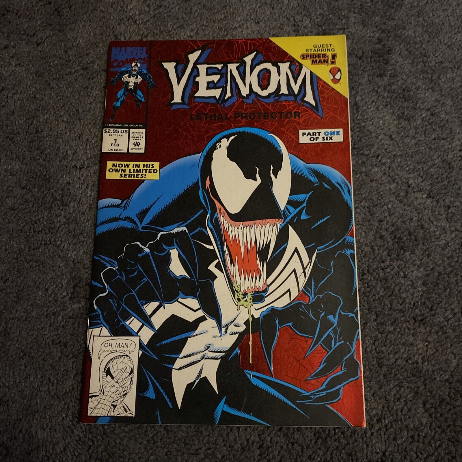 Venom Lethal Protector #1, Marvel Comics. Excellent condition Holographic