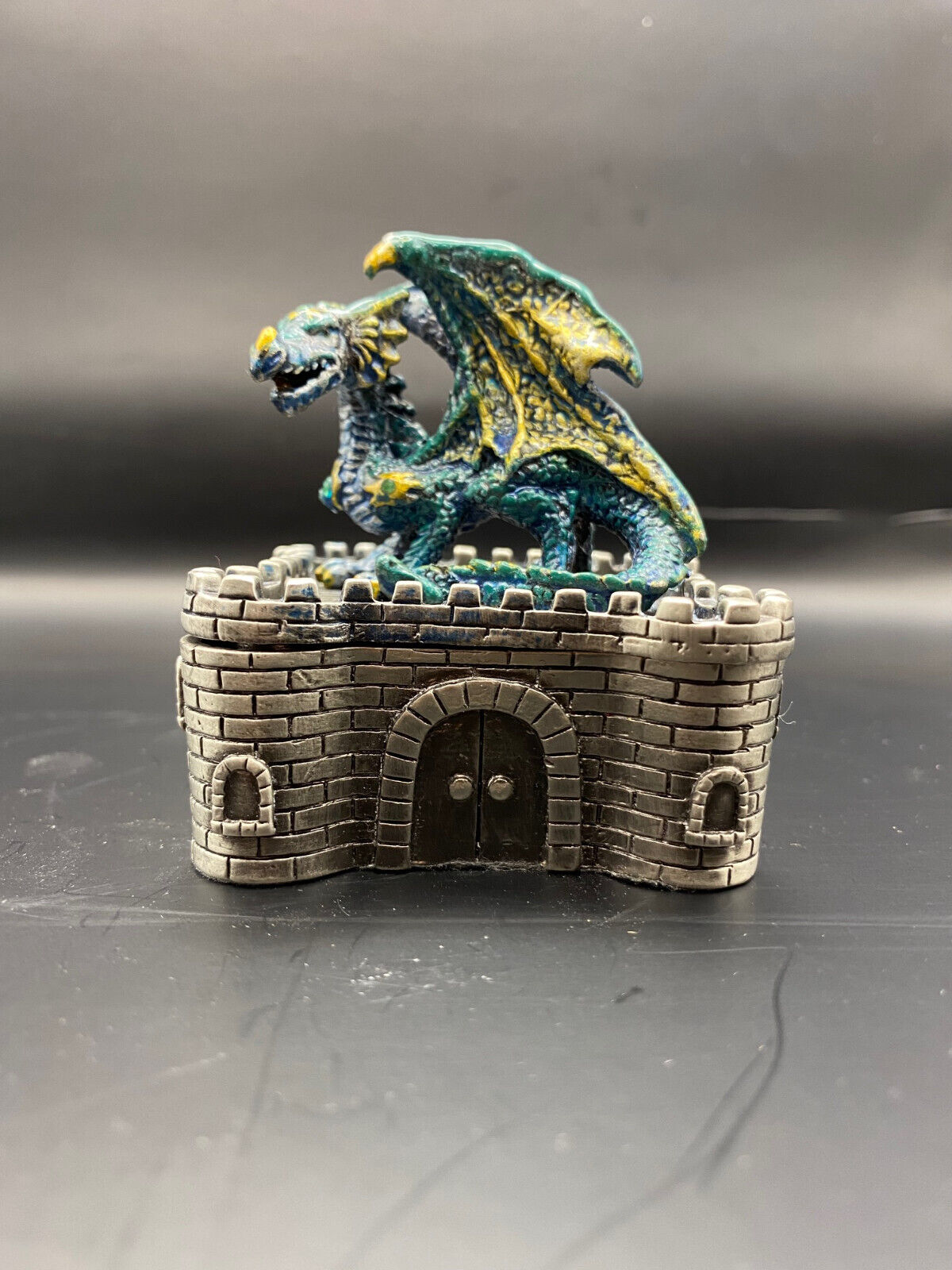Dragon and Castle Trinket Box