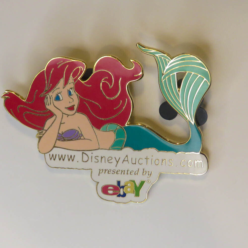 Disney Disney Auctions  Ariel & DA.com Logo GWP Pin