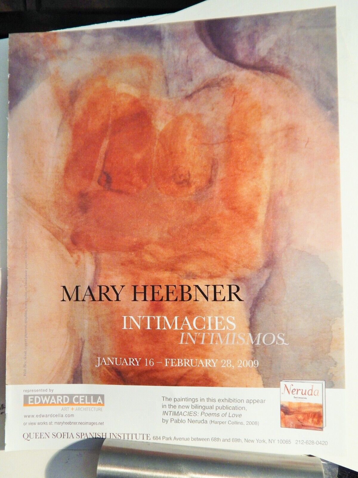 MARY HEEBNER   ART PIECE VTG ORIG  2009  ADVERTISEMENT