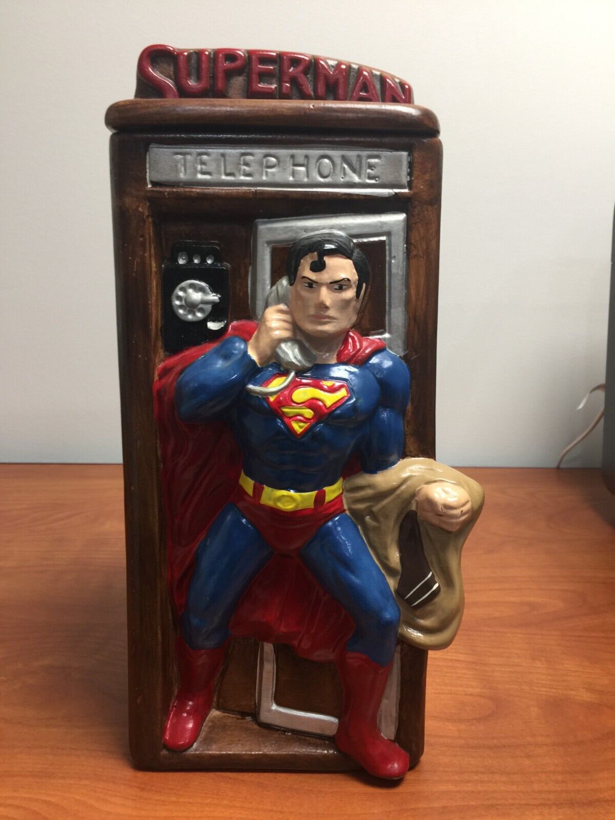 Very Rear, New Superman Cookie Jar