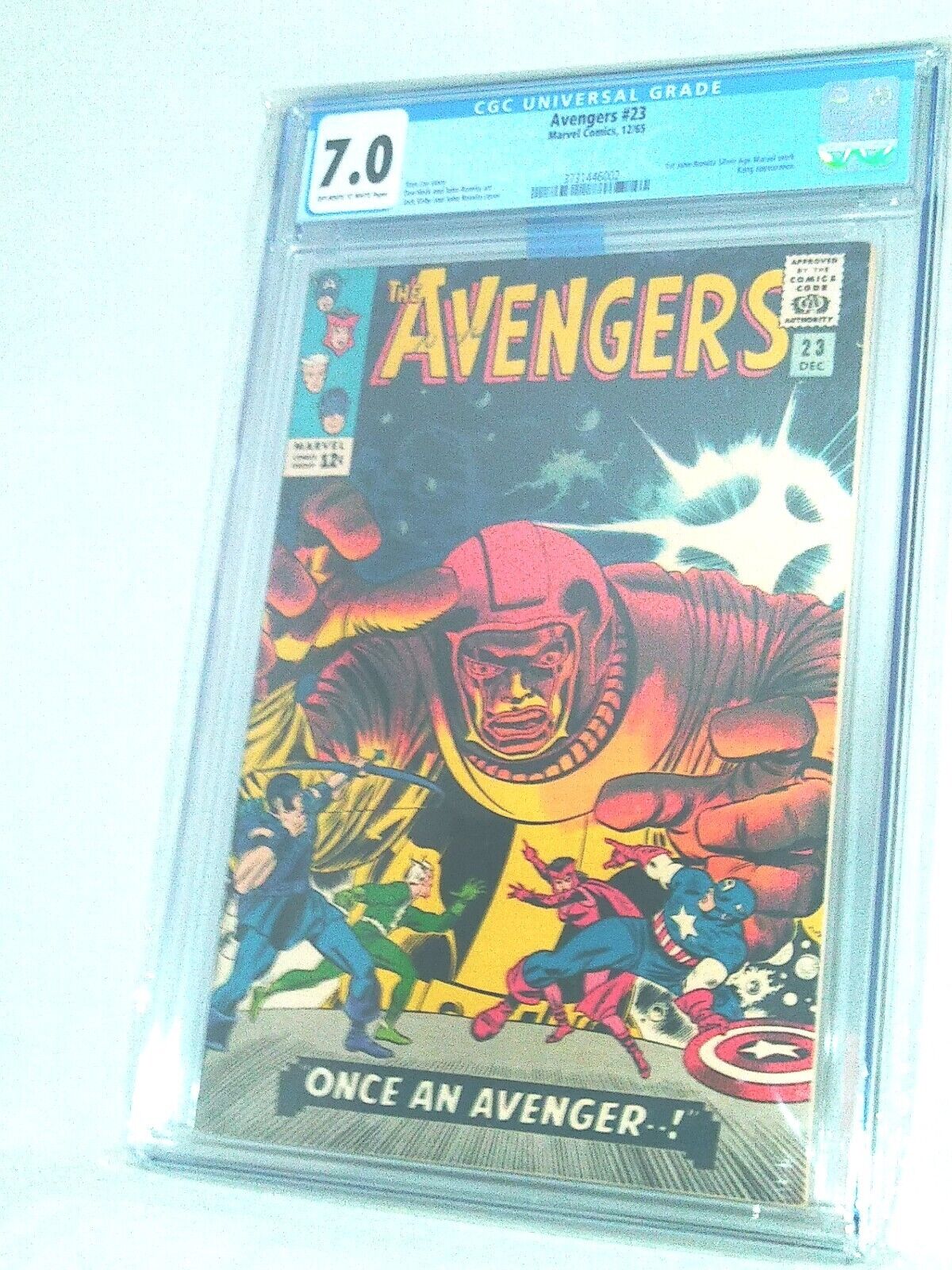 The Avengers #23  1st Ravonna Renslayer  CGC 7.0 1965