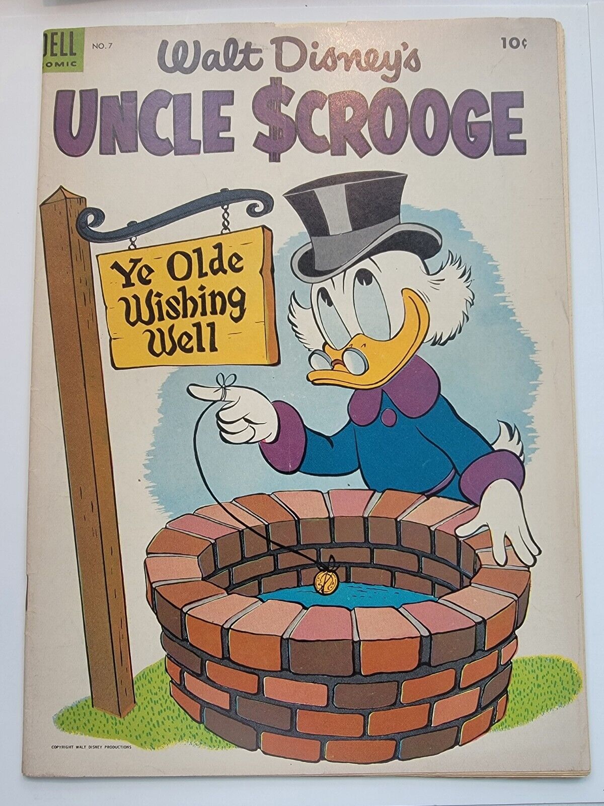 Walt Disney's Uncle Scrooge #7 VG/FN Dell 1954 Carl Barks, Golden Age, Mid Grade