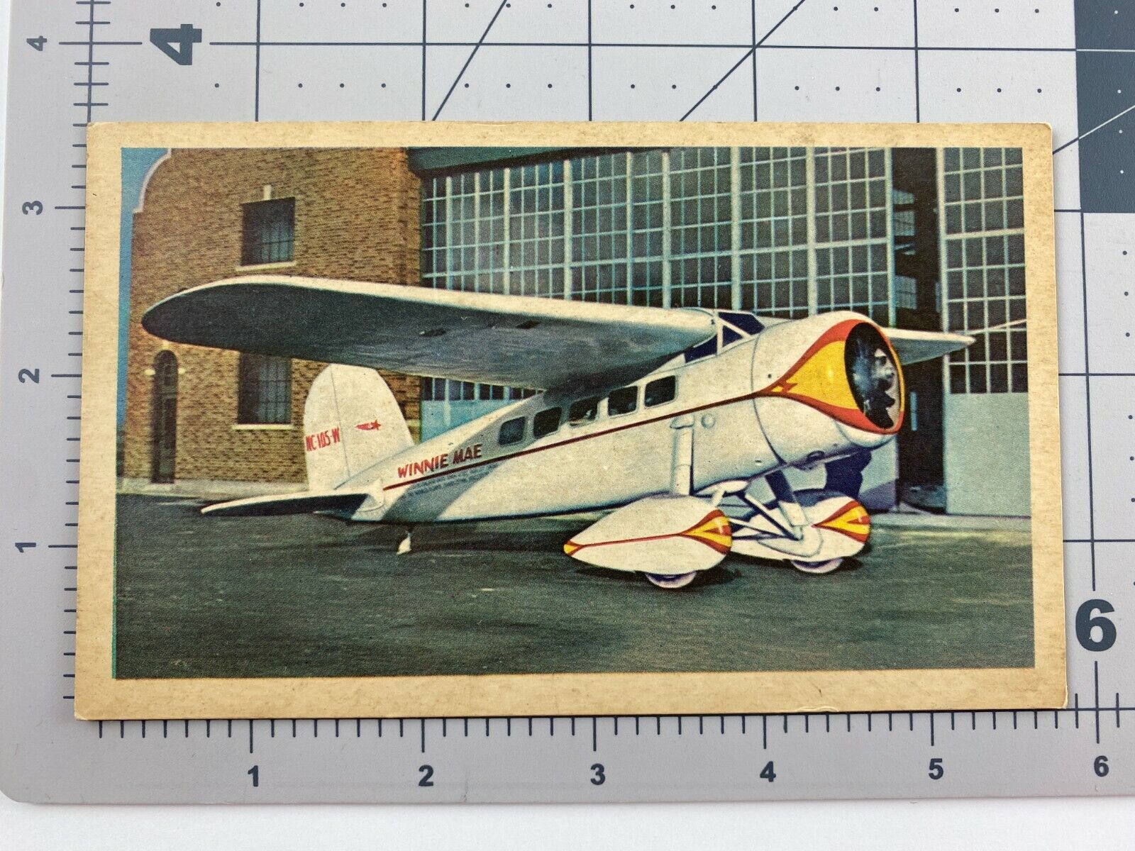 Vintage Aviation Trading Card Postcard \