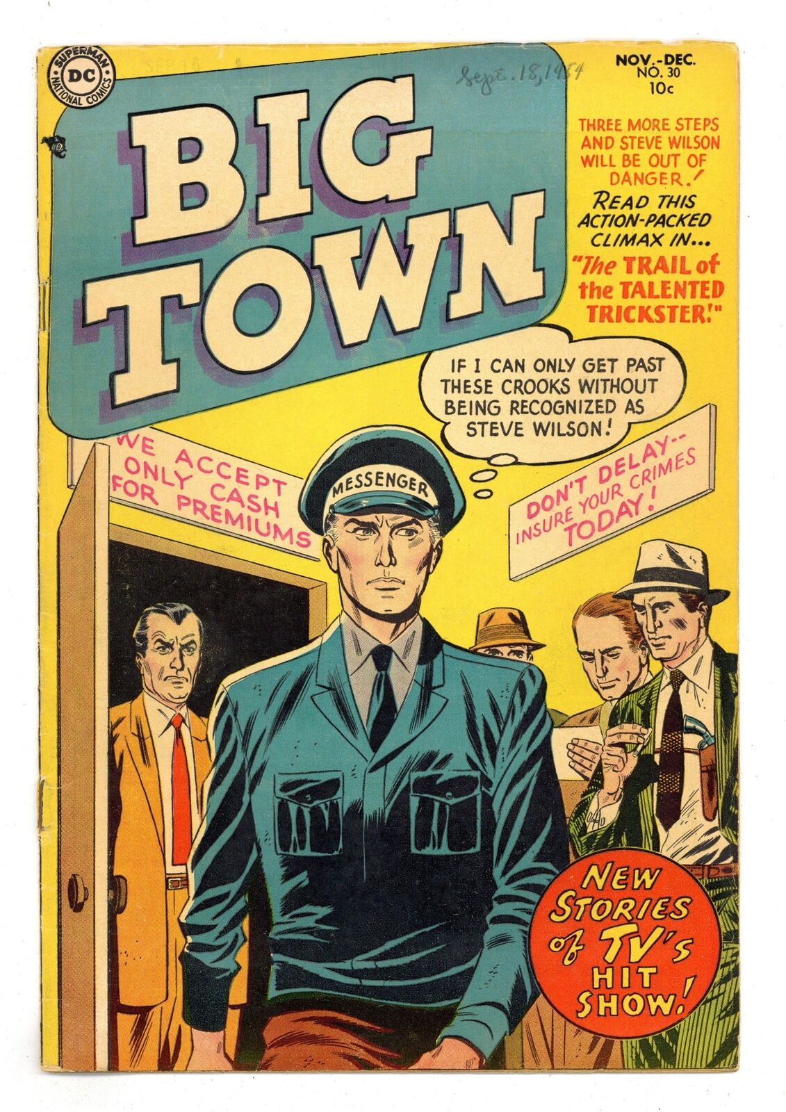 Big Town #30 VG- 3.5 1955
