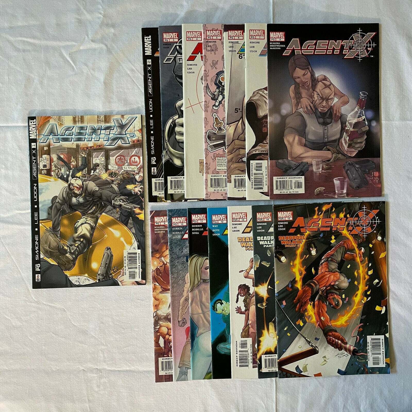 Agent X Marvel Comics 1-15 Full Set