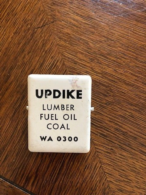 Vintage Advertising Paper Clip Clamp Updike Lumber Fuel Oil Coal Omaha Nebraska