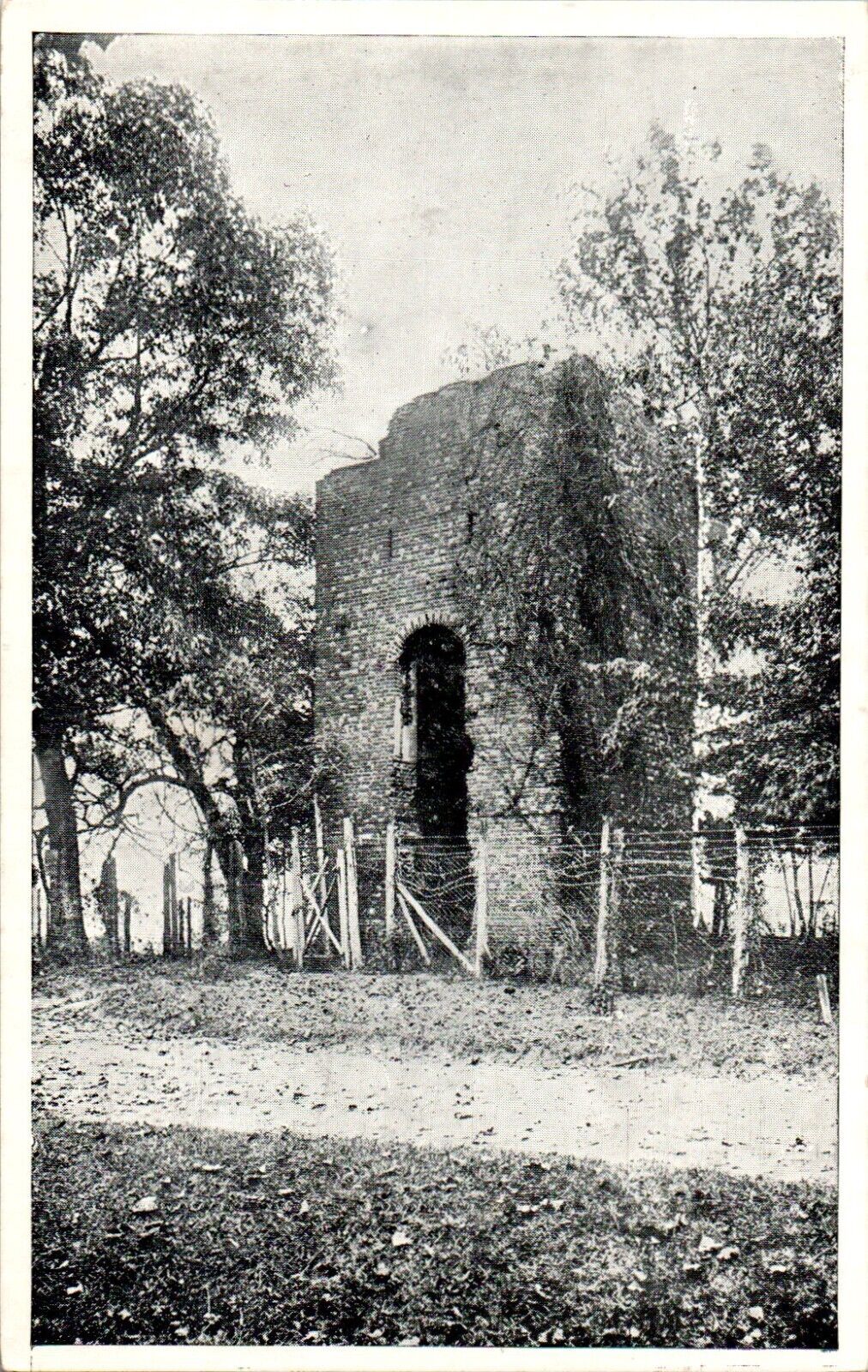 Old Church Tower, Jamestown Island, Virginia VA Postcard