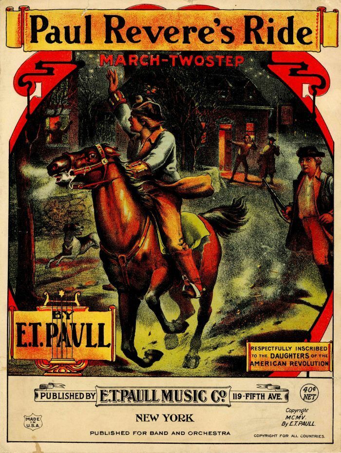 Paul Revere's Ride Music Sheet - Music Sheets