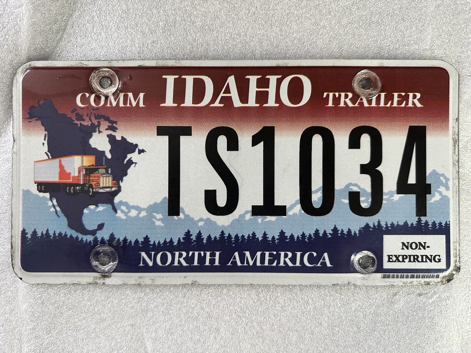 Idaho North American Commercial Trailer License Plate Graphic Rig NICE #TS1034