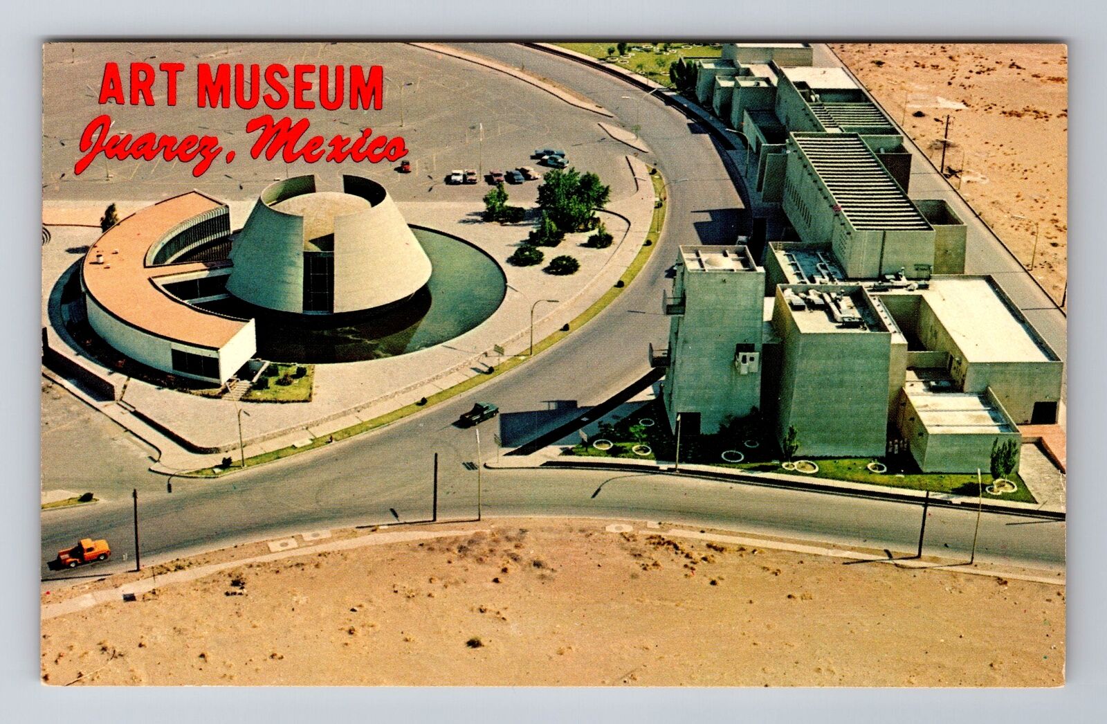 Juarez-Mexico, Aerial Museum Of Mexican Antiquities, Antique, Vintage Postcard