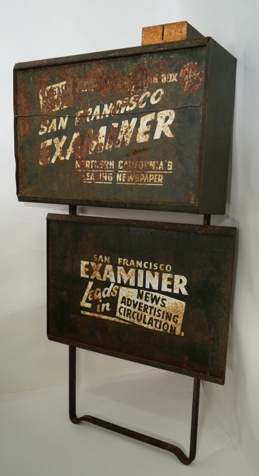 1950s San Francisco Examiner Newspaper Stand