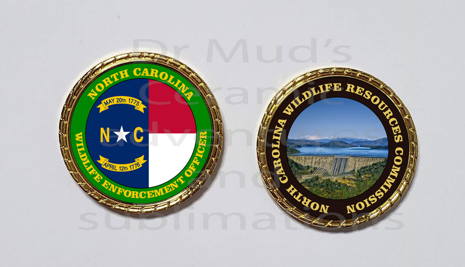 NORTH CAROLINA Wildlife Enforcement Officer  game warden collector novelty coin
