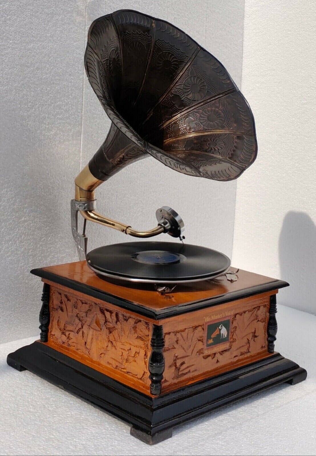 HMV Gramophone Phonograph Working Antique Audio ,win-up record players, Vintage