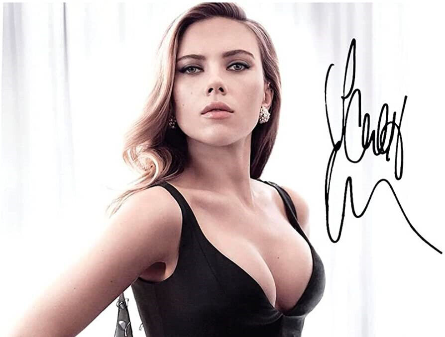 Scarlett Johansson 8.5x11 Signed Photo Reprint