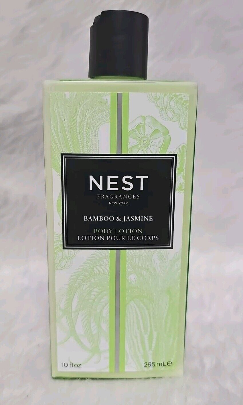Nest Fragrances BAMBOO & JASMINE Body Lotion 10oz/295ml -unbox