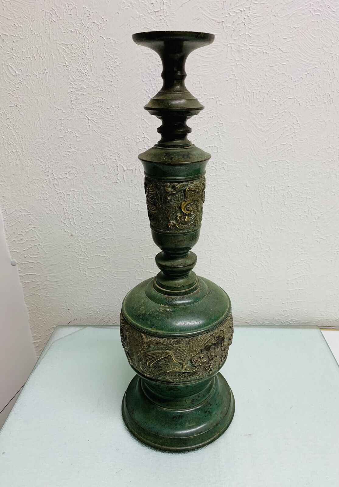 Vintage James Mont Style Asian Brass/Bronze Table Lamp Single