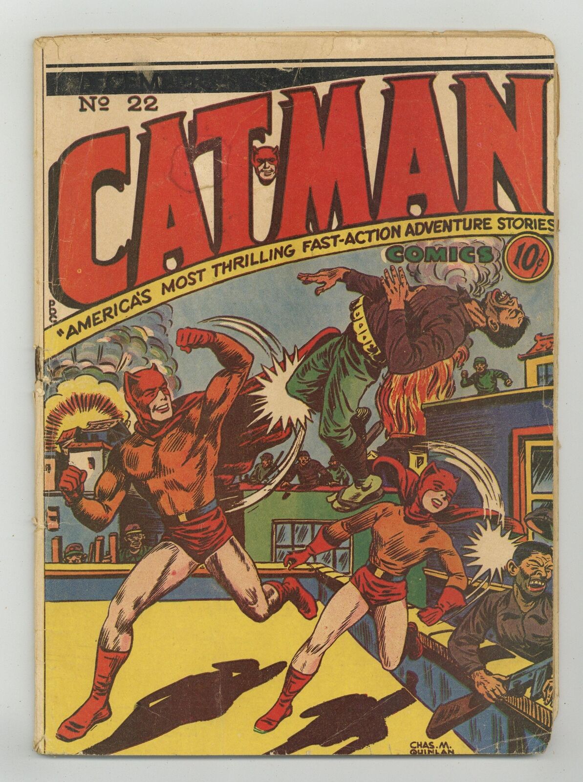 Catman Comics #22 PR 0.5 1943