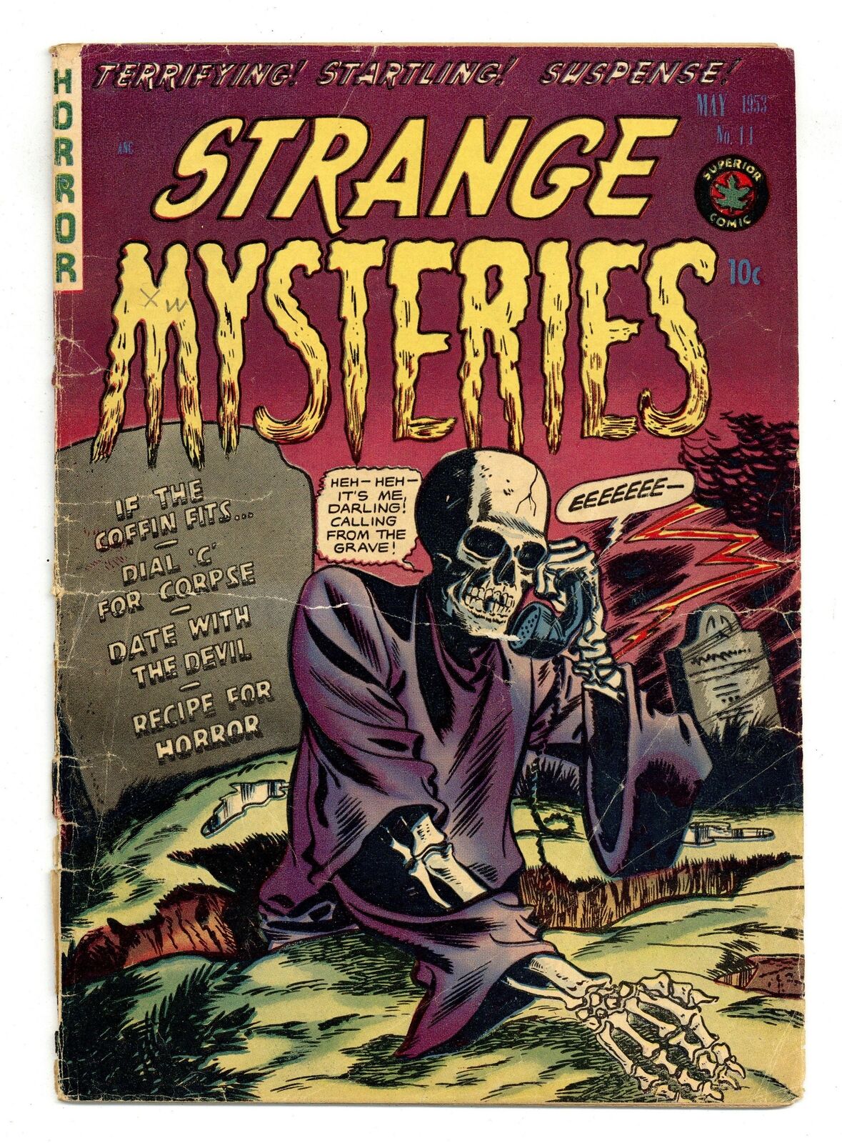 Strange Mysteries #11 FR 1.0 1953