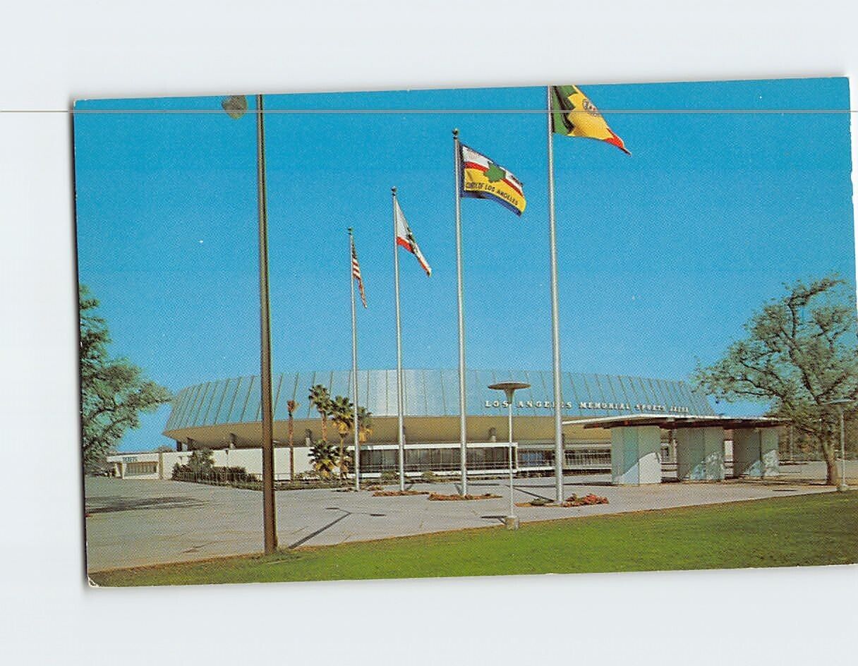 Postcard Los Angeles Memorial Sports Arena Los Angeles California USA