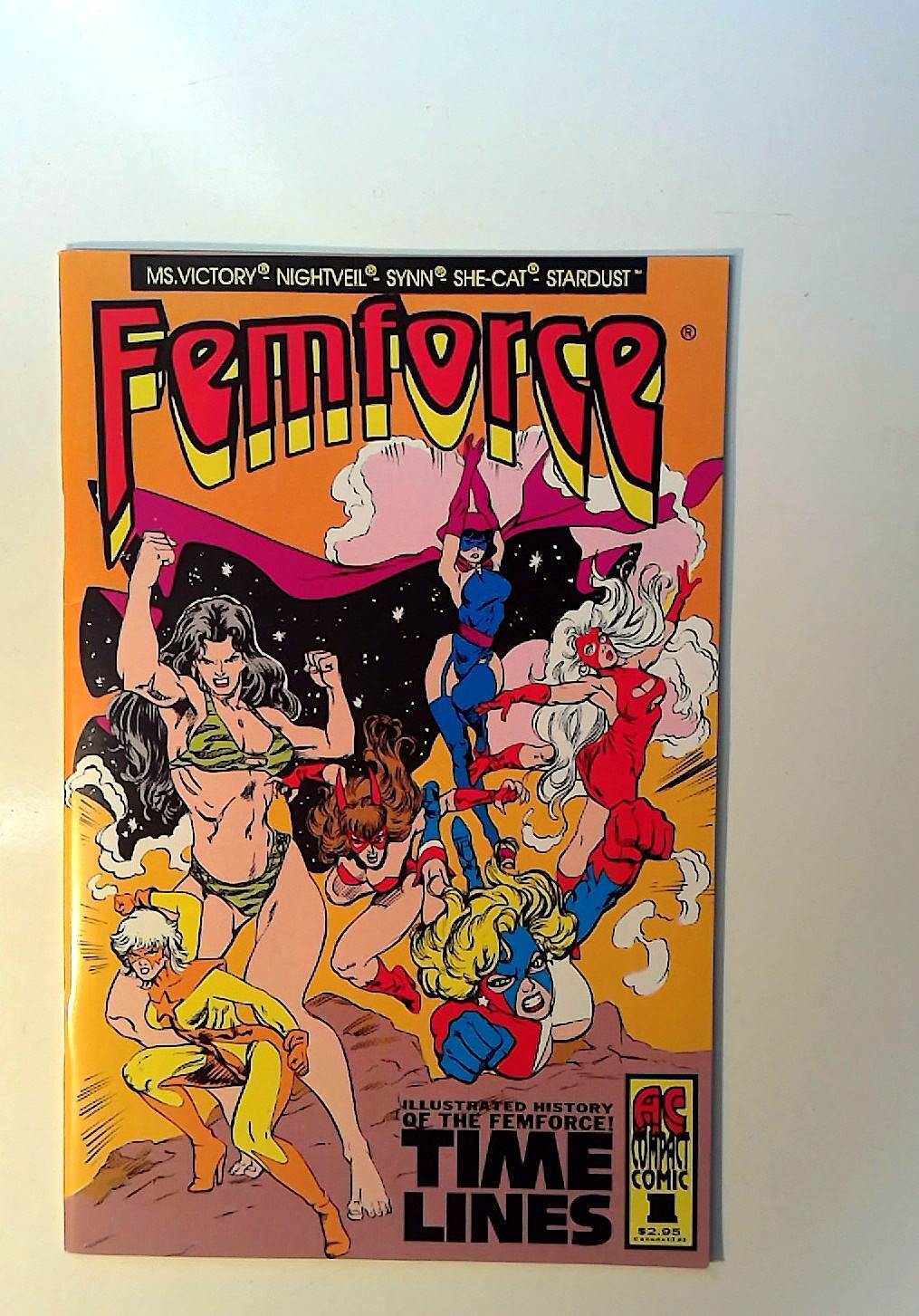 Femforce: Timelines #1 AC Comics (1995) NM- 1st Print Comic Book