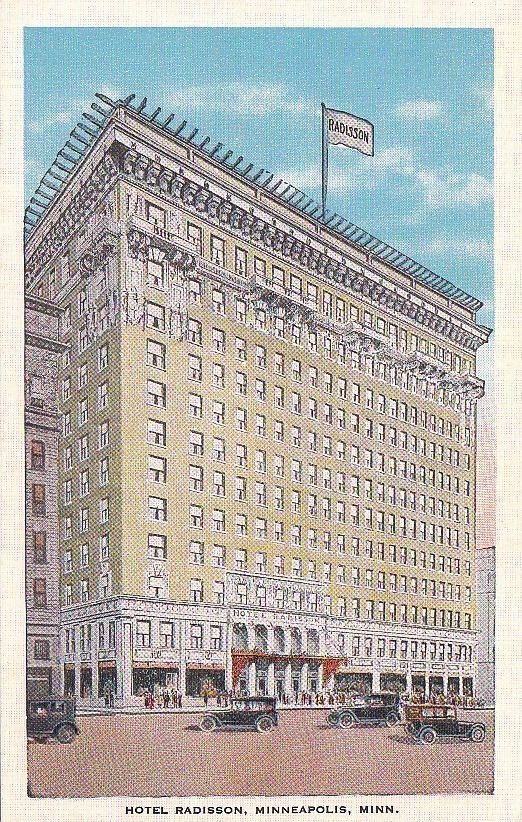 Postcard Hotel Radisson Minneapolis MN 