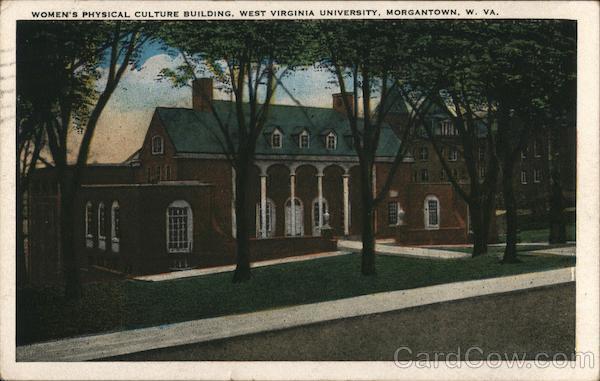 Morgantown,WV Women's Physical Culture Building,West Virginia University Vintage