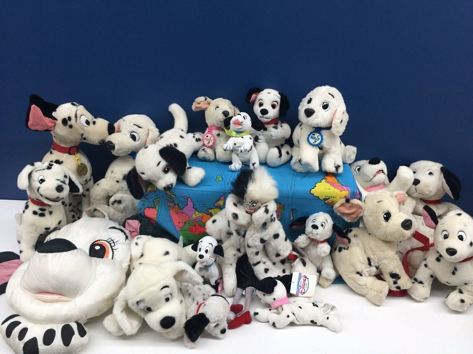 VTG & Modern LOT 15 Disney 101 Dalmatians Dogs Pups Plush Toys 6\