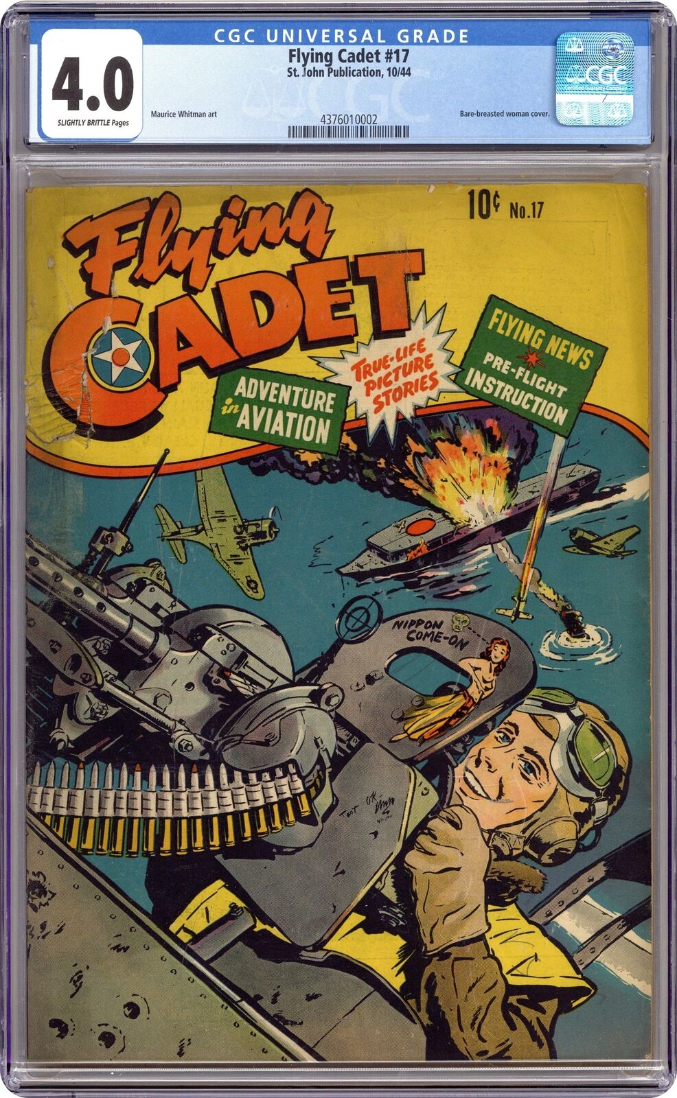 Flying Cadet Vol. 2 #8 CGC 4.0 1947 4376010002