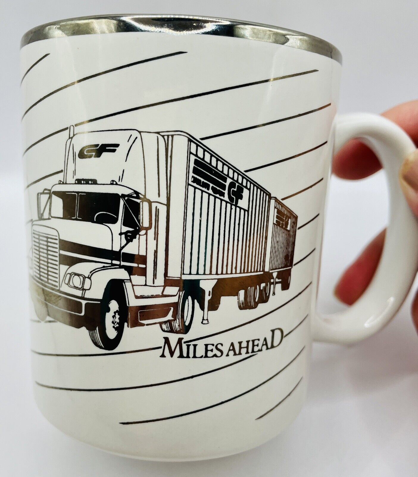 Consolidated Freightways MILES AHEAD Promotional Advertising Mug