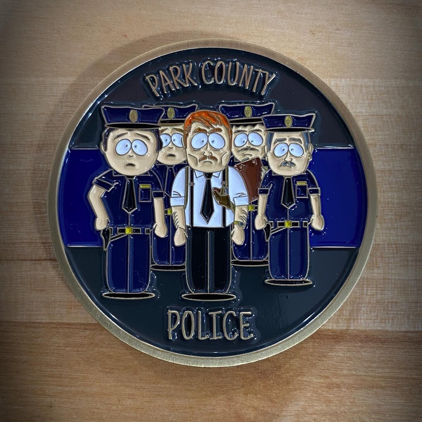 New Limited Southpark Police Department Challenge Coin