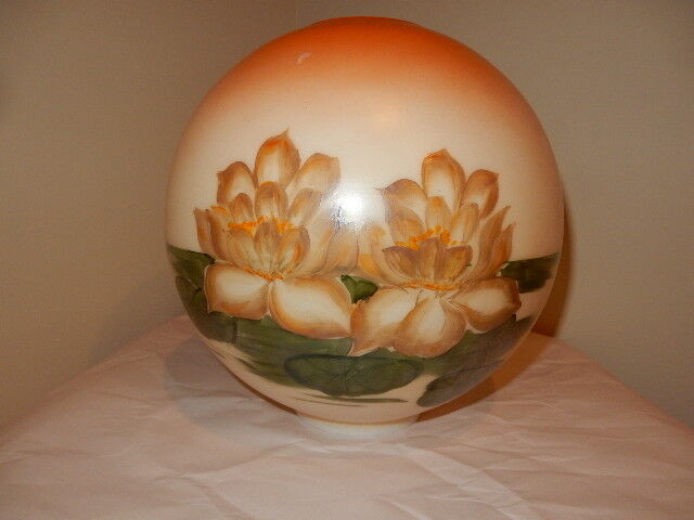 KEROENE OIL BANQUET G.W.W.  LIBRARY PARLOR TABLE LAMP SHADE