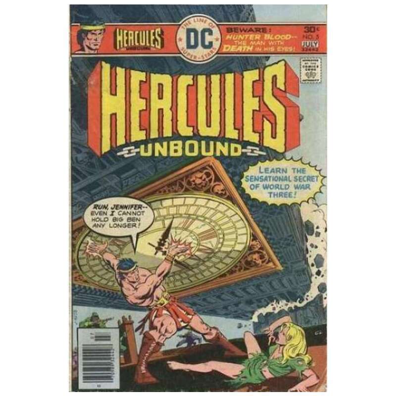 Hercules Unbound #5 in Fine minus condition. DC comics [m;