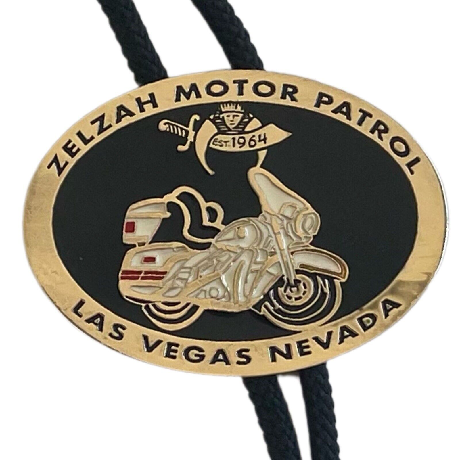 Vintage Masonic Shriner Zelzah Motor Patrol Las Vegas Nevada Motorcycle est 1964