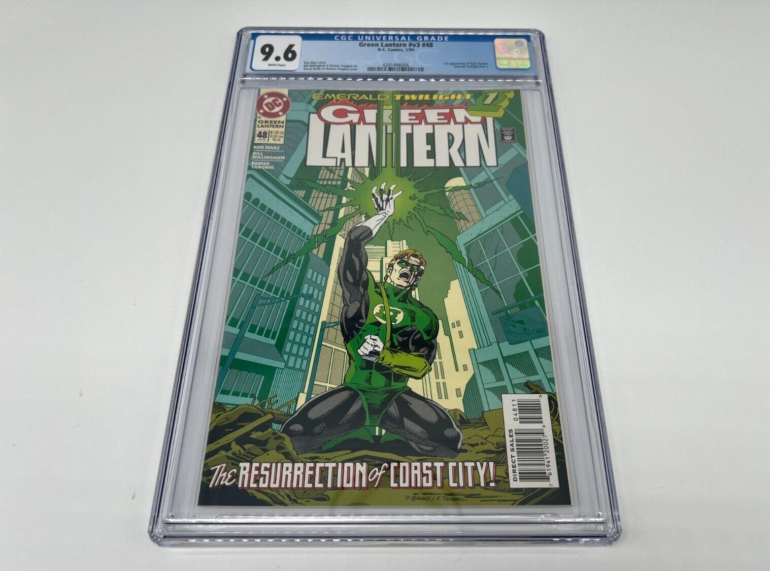 Green Lantern #48 CGC 9.6 1st Kyle Rayner Emerald Twilight Part 1 DC Comics 1994