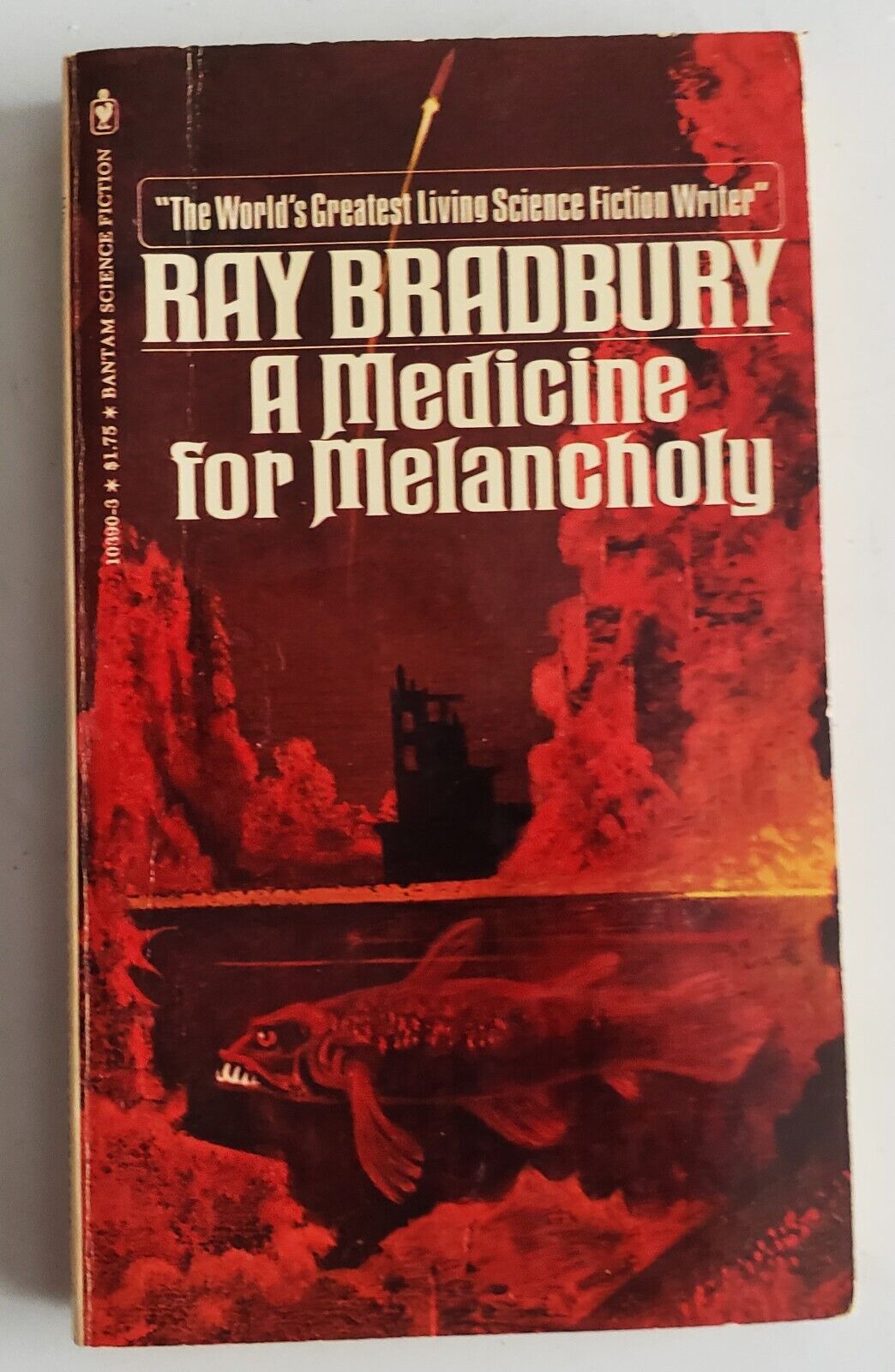 RAY BRADBURY A Medicine for Melancholy SIGNED 1977 Bantam paperback edition