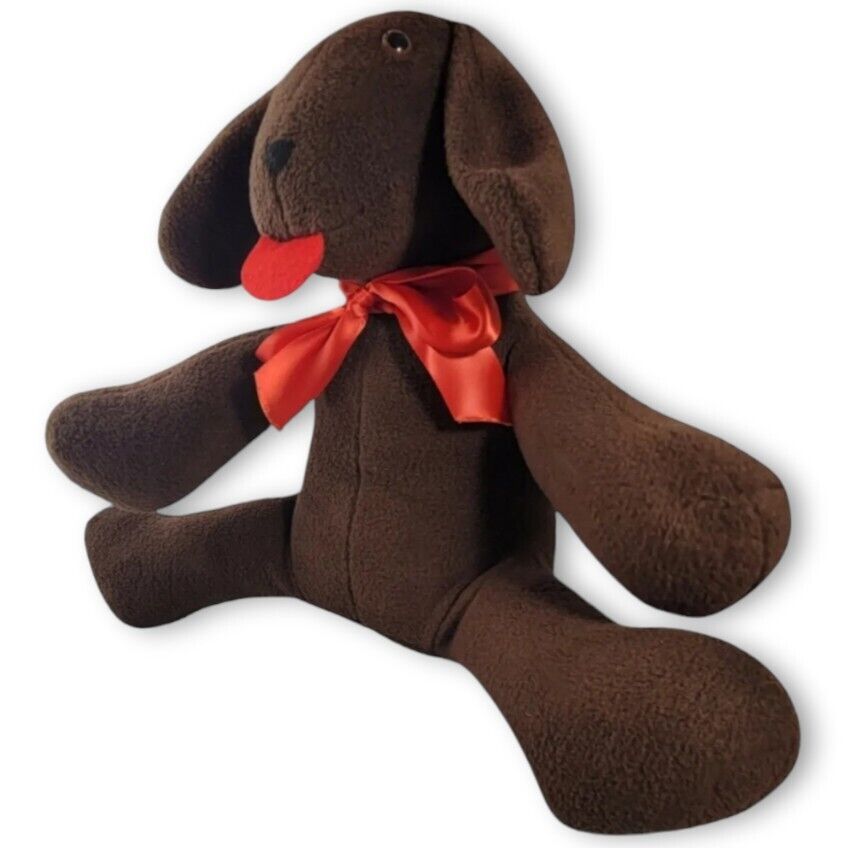 Chocolate Lab Dog Stuffed Animal Toy Brown 13\
