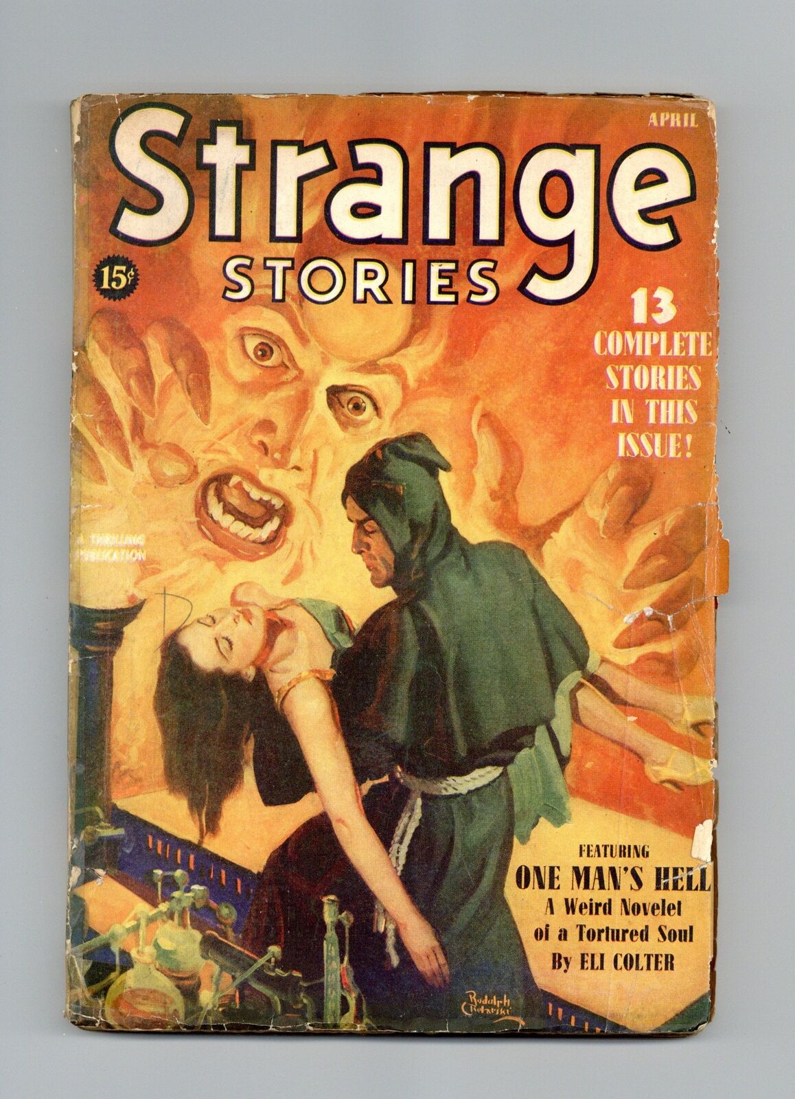 Strange Stories Pulp Apr 1940 Vol. 3 #2 FR 1.0