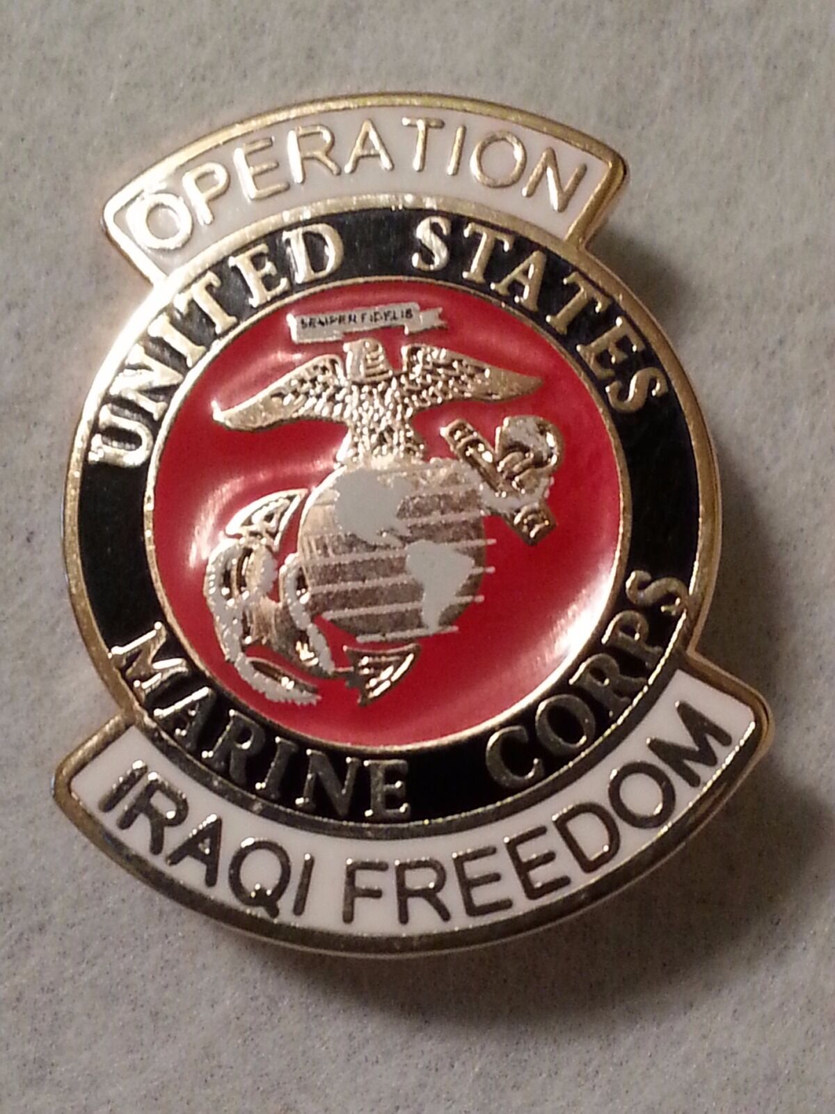 US Marine Corp Operation Iraqi Freedom Pin