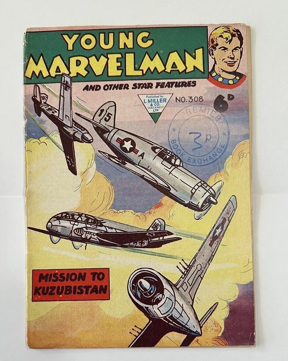 Young Marvelman #308 English Comic Book. 1960s
